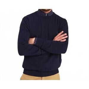 NEW JOULES jarvis crew neck jumper top in french navy